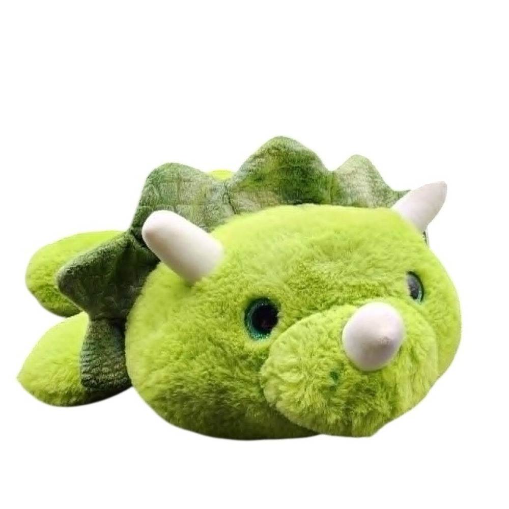 Kellytoy Green Huggapals Triceratops Dinosaur Plush Soft Stuffed Animal Toy NWT